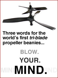 Three blades!