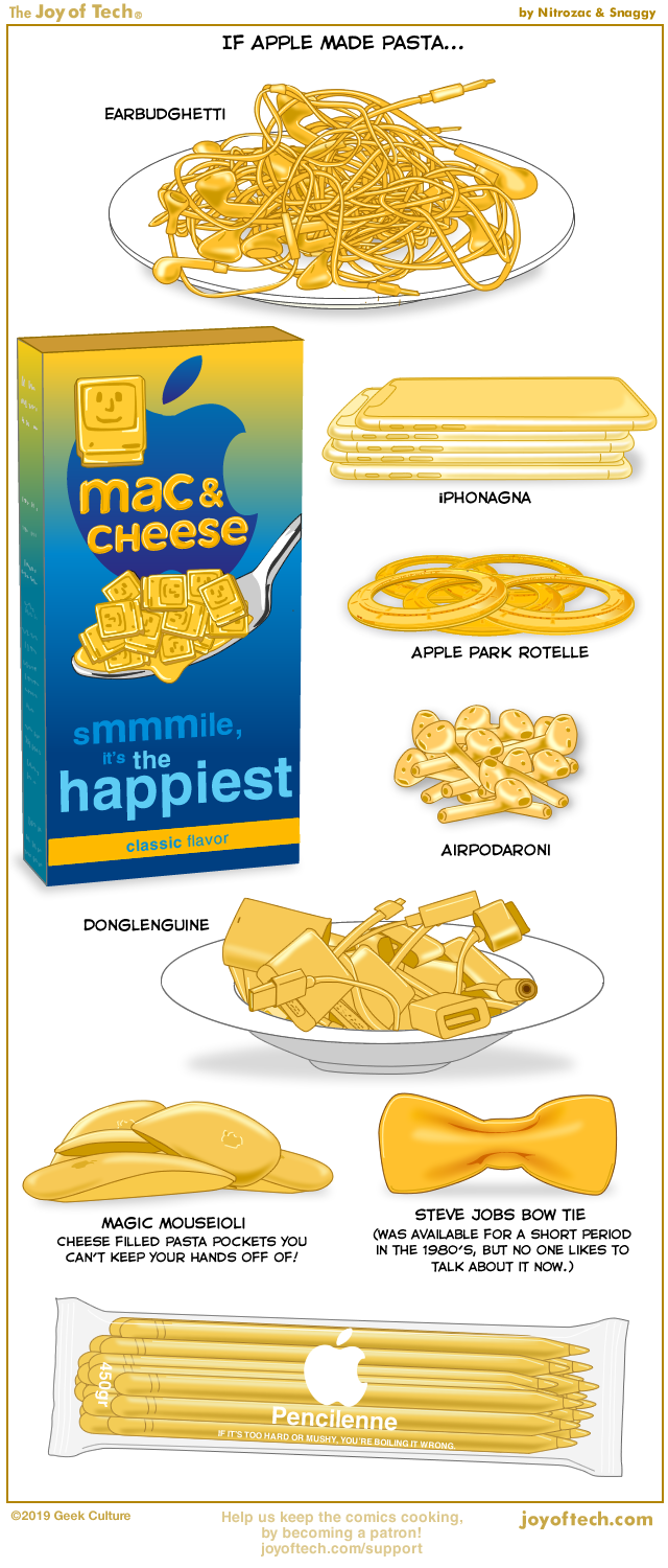 If Apple made pasta.