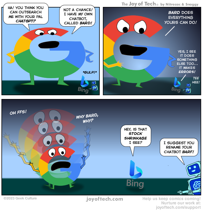 Google VS Bing's Bot